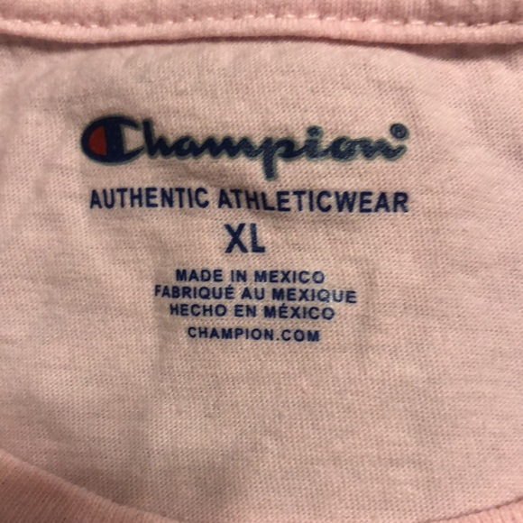 Champion t-shirt (size xl) pink - Picture 2 of 3